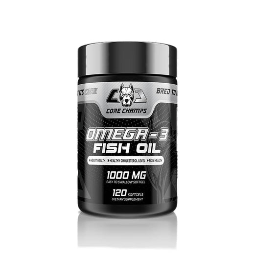 CORE CHAMPS OMEGA 3 FISH OIL 1000MG SOFTGEL 120s