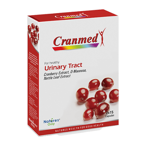 NATURES ONLY Cranmed For Healthy Urinary Tract  30 Capsules (Cranberry  & Nettle Leaf Extract)