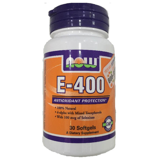 NOW E 400 Mixed with Selenium Softgels 30S - Med7 Online