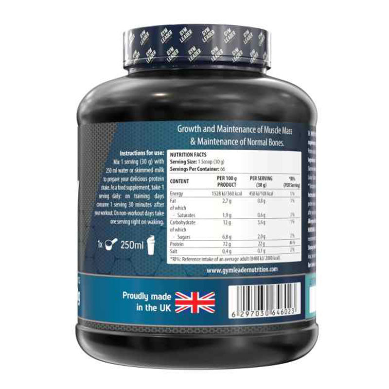 Gym Leader Whey Protein Vanilla 66 Servings