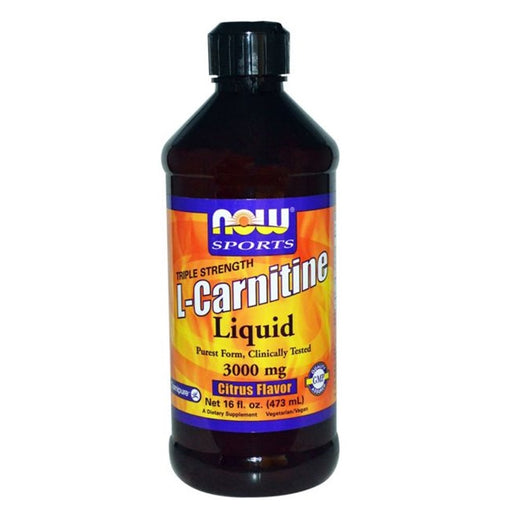 Now L-Carnitine 3000 mg Liquid 473 mL - Med7 Online
