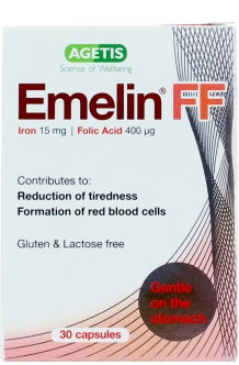 Emelin FF Iron + Folic Acid Capsules 30's