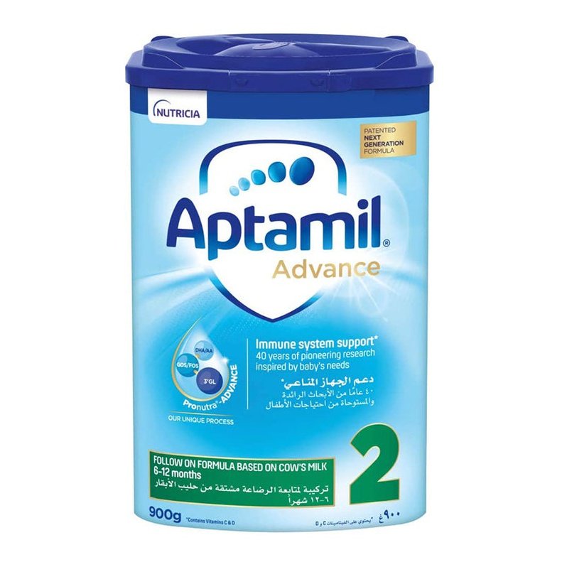 Aptamil Advance 2 Next Generation Infant Formula Milk, 900g - Med7 Online