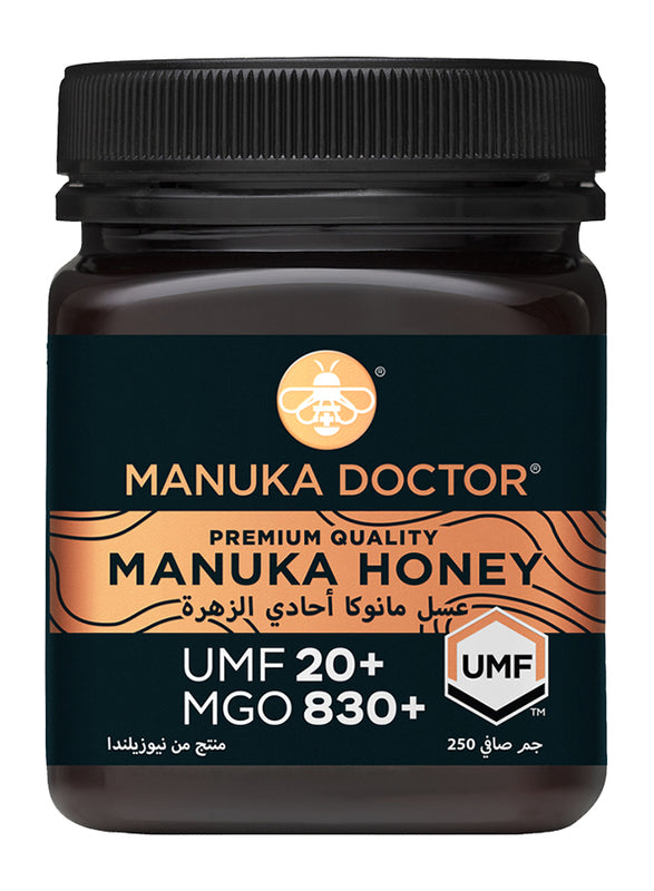 Manuka Doctor UMF 20+ MGO 830+ Manuka Honey, 250g - Med7 Online