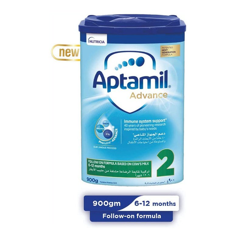 Aptamil Advance 2 Next Generation Infant Formula Milk, 900g - Med7 Online
