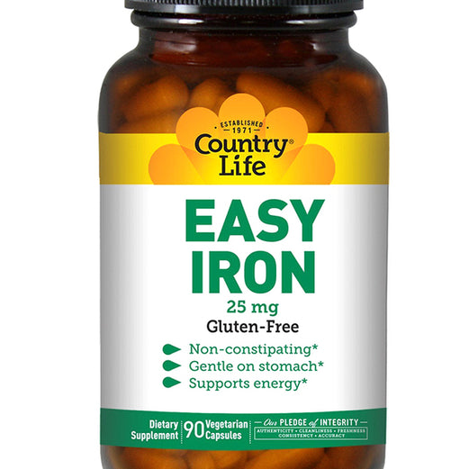 COUNTRY LIFE EASY IRON 25MG CAP 90s