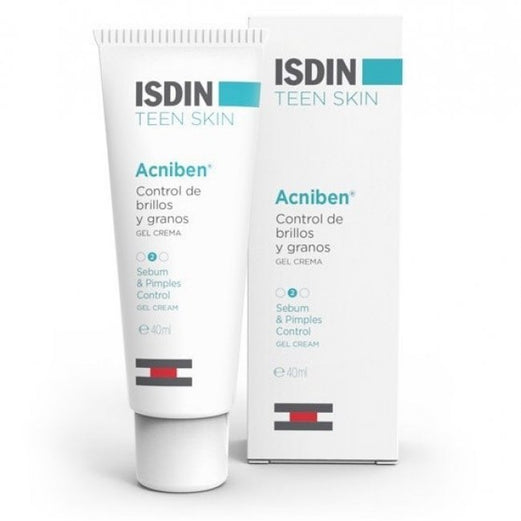 ISDIN Teen Skin Acniben Shine & Pimples Control Gel Cream 40ml - Med7 Online