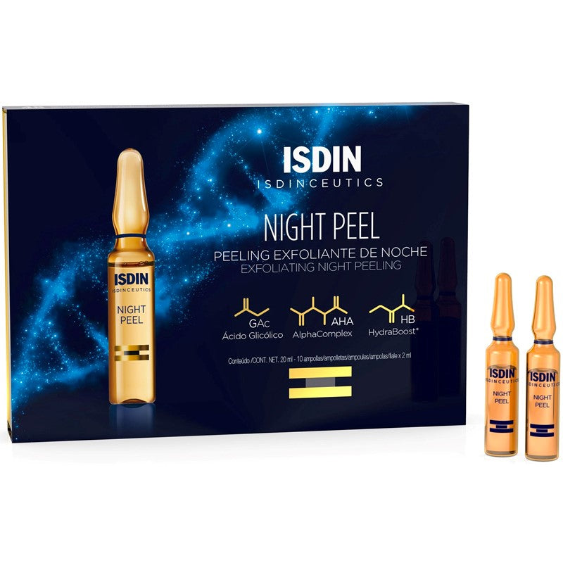 ISDIN ceutics night peel exfoliating night peeling 30x2ml - Med7 Online