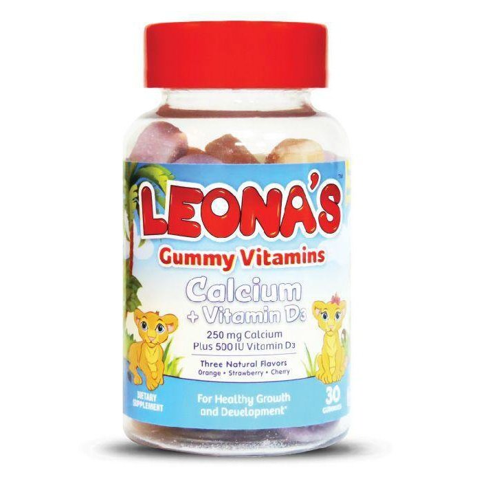 Leona's Calcium+Vitamin D3 30 Gummies