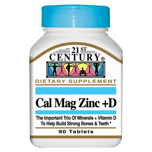 21St Century Calcium 600+D Dietary Supplement, 75 Caplets - Med7 Online