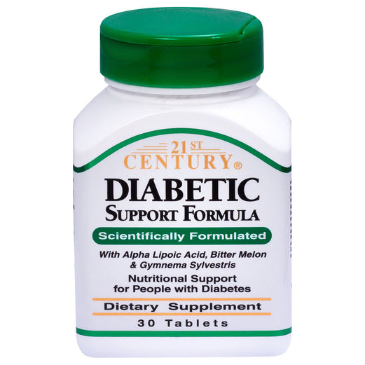 21st Century Diabetic Formula Tablets 30's - Med7 Online