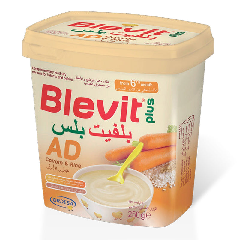 ORDESA - Blevit Plus AD 250g Dry Cereals( Carrots & Rice).