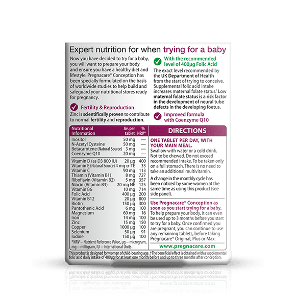 Vitabiotics Pregnacare Conception 30s