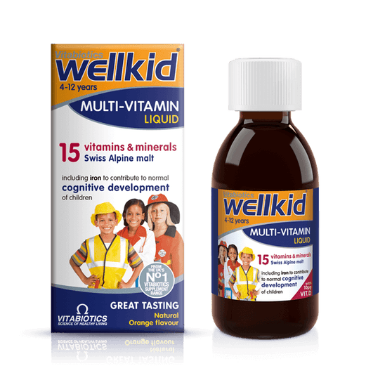 VITABIOTICS  Wellkid Multi-vitamin Liquid 150ml - Med7 Online