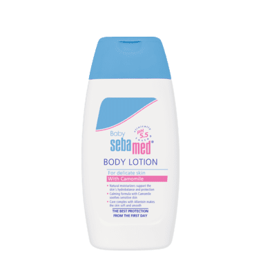 SEBAMED BABY BODY LOTION FOR DELICATE SKIN WITH CAMOMILE 400mL / 200 mL