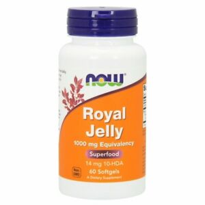 Now Foods , ROYAL JELLY 1500MG 60CAPS - Med7 Online