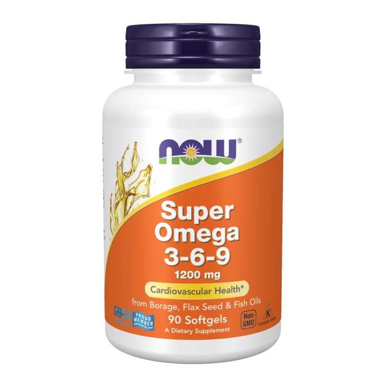 Now Super Omega 3-6-9 1200 mg Softgels 90s - Med7 Online