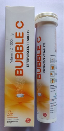 Bubble C Vitamin C 1000Mg  20 Effervescent Tablets