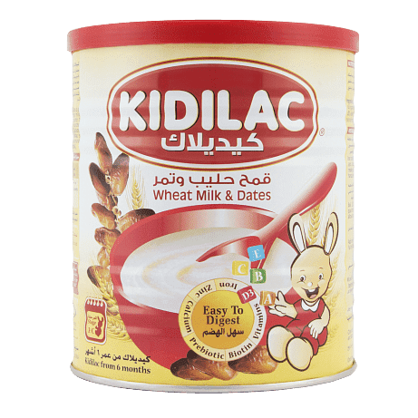 (1+1) KIDILAC Wheat Milk & Dates 400G - from 6 months - Med7 Online