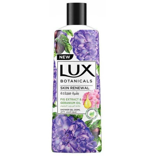 Lux Botanicals Shower Gel Fig Extract & Geranium Oil - Med7 Online